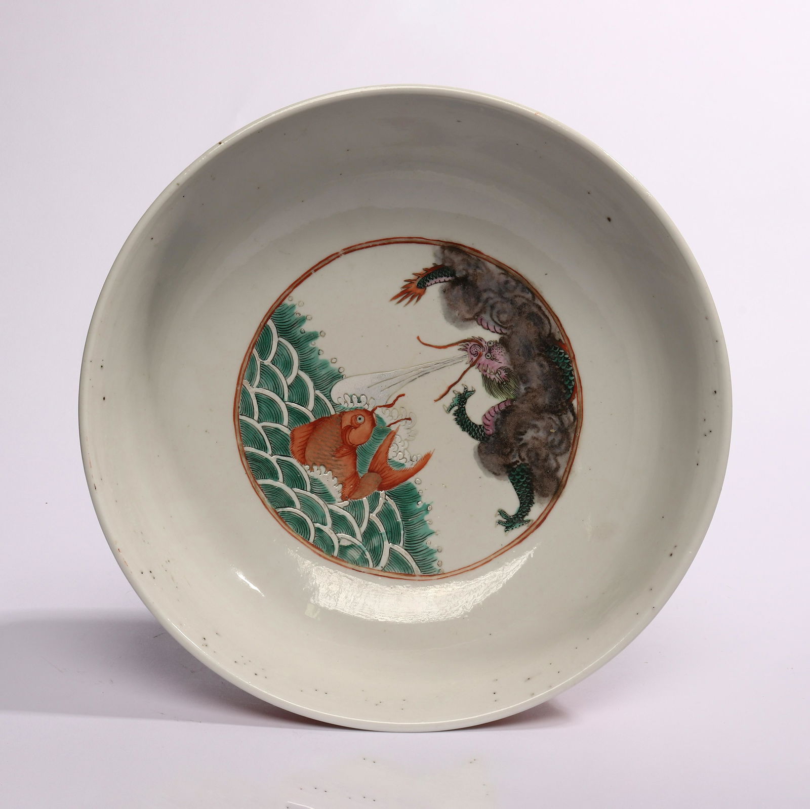 Sea Water Decorative Basin With Fish Pattern