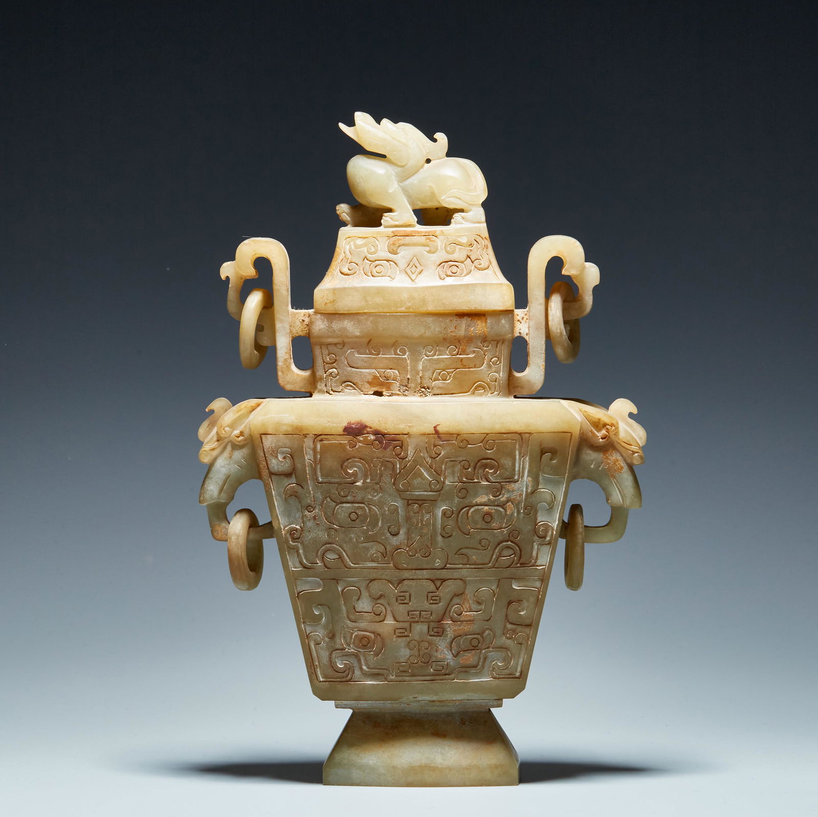 Han Dynasty Hotan white jade incense burner (1 of 9)