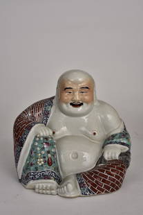 Republic of China, pot-bellied Buddha: Republic of China, pot-bellied Buddha 民国，大肚佛 Dimensions: H,25cm