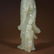 A QING DYNASTY CARVED WHITE JADE GUANYIN STATUE - 3
