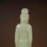 A QING DYNASTY CARVED WHITE JADE GUANYIN STATUE - 5