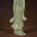 A QING DYNASTY CARVED WHITE JADE GUANYIN STATUE - 6