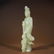 A QING DYNASTY CARVED WHITE JADE GUANYIN STATUE - 8