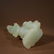 A QING DYNASTY CARVED WHITE JADE GUANYIN STATUE - 9