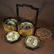 A QING DYNASTY CARVED WHITE JADE BOX SET - 2