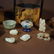 A QING DYNASTY CARVED WHITE JADE BOX SET - 7