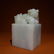 A QING DYNASTY CARVED WHITE JADE LOIN PATTERN SEAL - 3