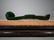 A QING DYNASTY CARVED GREEN JADE INLAID WHITE JADE RUYI - 6