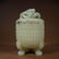 A QING DYNASTY CARVED WHITE JADE DRAGON PATTERN INCENSE - 2