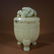 A QING DYNASTY CARVED WHITE JADE DRAGON PATTERN INCENSE - 4