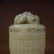 A QING DYNASTY CARVED WHITE JADE DRAGON PATTERN INCENSE - 5