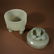 A QING DYNASTY CARVED WHITE JADE DRAGON PATTERN INCENSE - 7