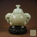 A QING DYNASTY CARVED WHITE JADE INCENSE BURNER - 2