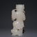 A QING DYNASTY CARVED WHITE JADE CHILD ORNAMENT - 4