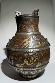 WARRING STATES PERIOD GOLD AND SILVER JAR