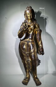 MING DYNASTY GILT GUANYIN