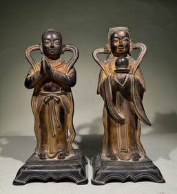 MING DYNASTY GILDED BOY