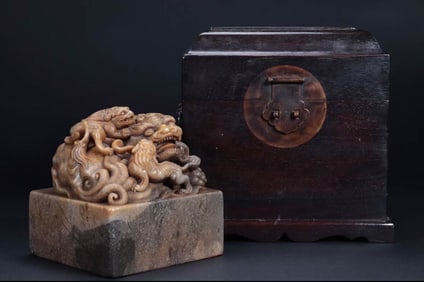SHOUSHAN STONE SEAL IN QING DYNASTY