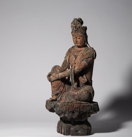 A wooden Guanyin statue, Liao Dynasty, China