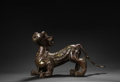 A gold and silver file, Han Dynasty, China