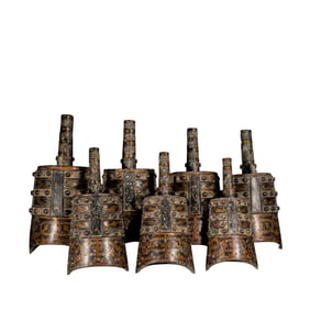 Set of bronze chime bells, Warring States, China