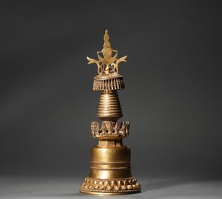 A bronze gilt, Ming Dynasty, China