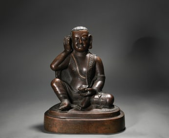 14th century bronze statue of His Holiness Milarepa