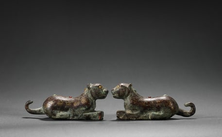 A gold amulet, Han Dynasty, China