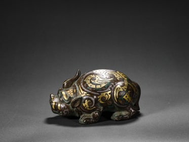 A Cuojin unicorn, Han Dynasty, China