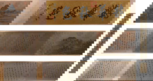 Kehua Autumn Color hand roll, Zhao Ziang, Song Dynasty, China