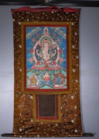 A thangka, Ming Dynasty, China