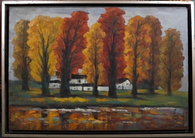 Lin Fengmian oil painting