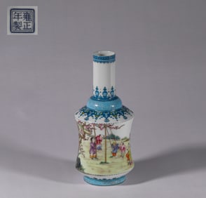 An enamel vase, Qing Dynasty, China