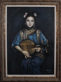 Chen Yifei's oil painting