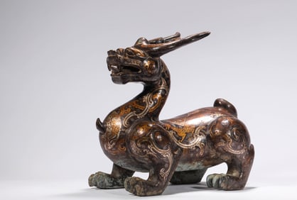 A gold and silver file, Han Dynasty, China