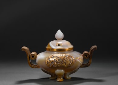 Tang Dynasty agate treasure flower aromatherapy