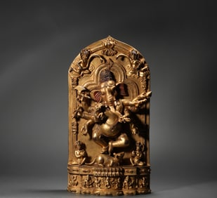 A bronze gilt Buddha statue, Ming Dynasty, China