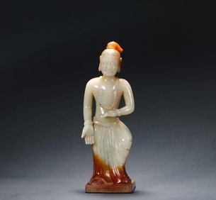Tang Dynasty Hetian jade Hu dance ladies