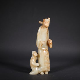 Han Dynasty Hetian jade figures