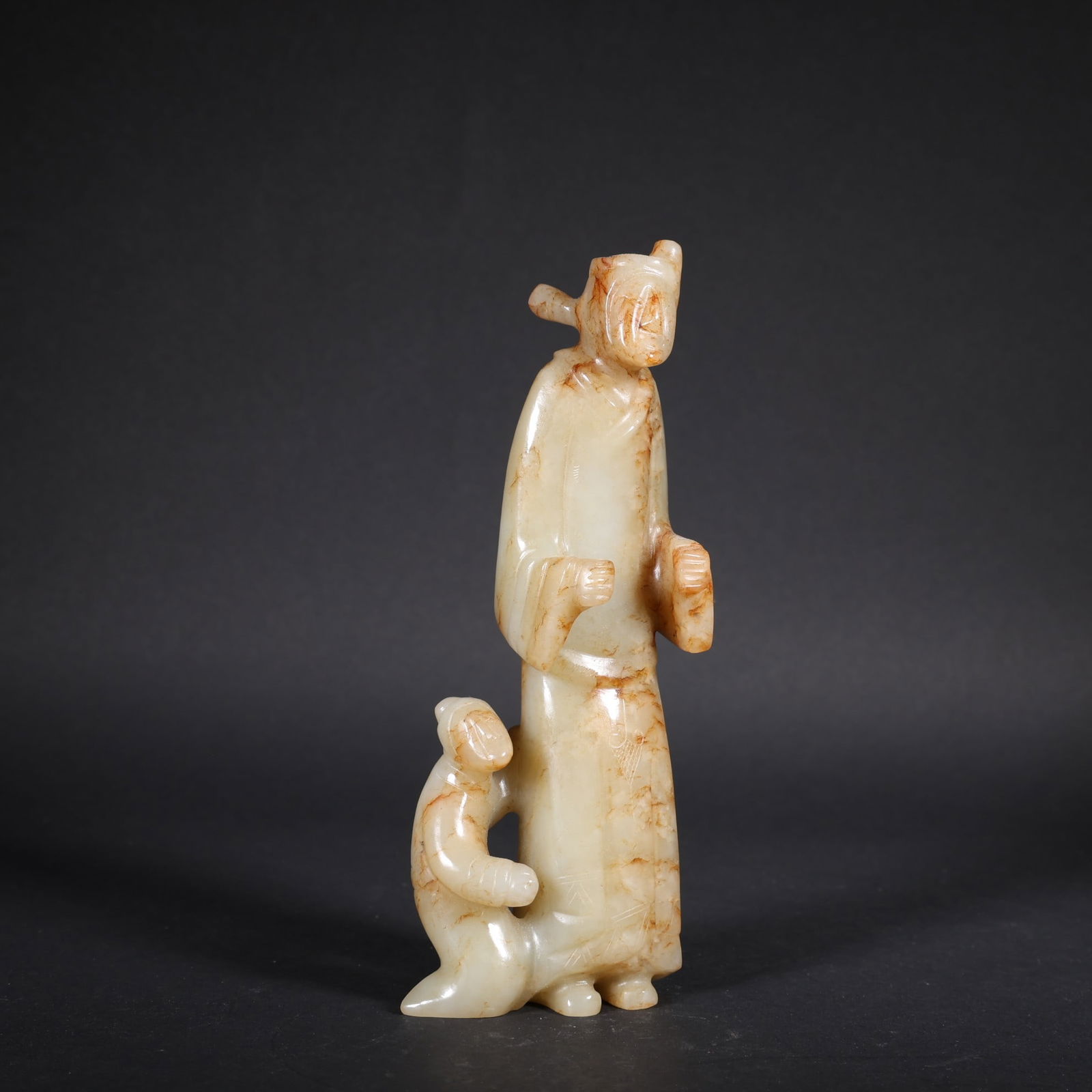 Han Dynasty Hetian jade figures