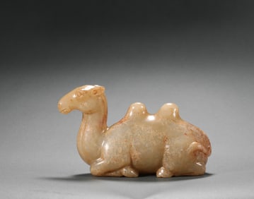 Hetian jade camel in the Han Dynasty