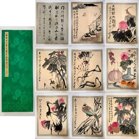 Album of Qi Baishi flowers and birds