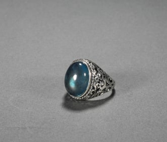 Qing Dynasty gem ring