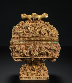 Pure gold vessel of Han Dynasty