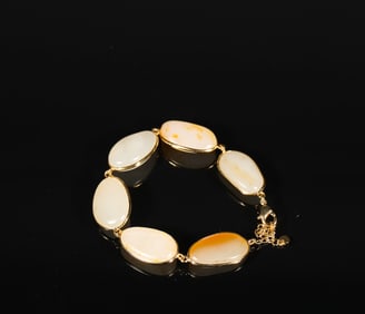 Qing dynasty Hetian seed bracelets