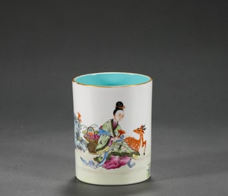 Qing dynasty Daoguang pen holder