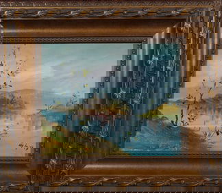 Oil painting by Wu Zuoren