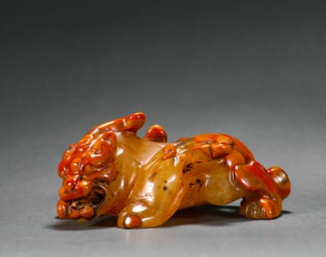 Agate Rui beast in the Warring States period