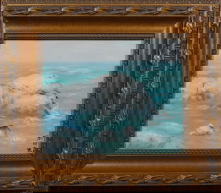 Oil painting by Liu Haisu