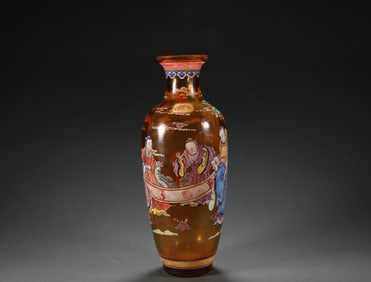 Qing Dynasty material vase appreciation
